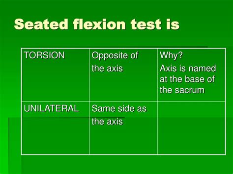 sacral torsion seated flexion test|sacral shear and torsion pain.